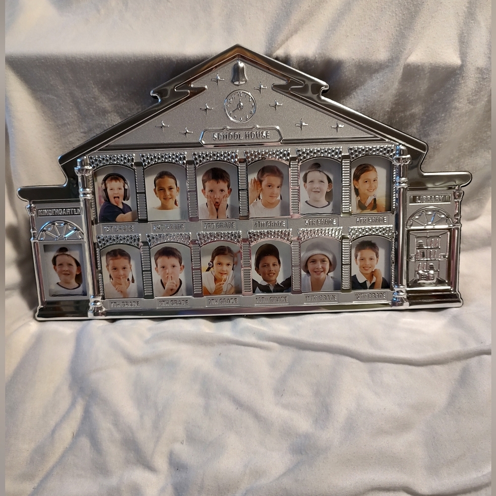 Silver "School Days" Picture Frame